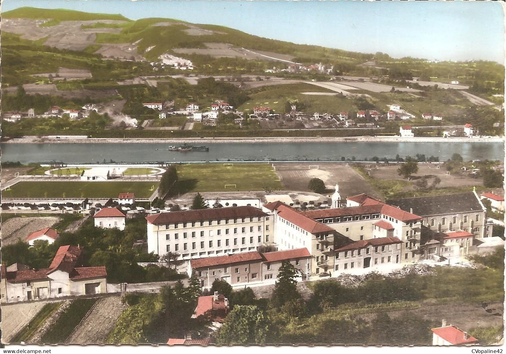 NEUVILLE-SUR-SAÔNE (69) NOTRE DAME DE BELLEGARDE . La Saône Et Les Monts D'Or  CPSM  GF - Neuville Sur Saone