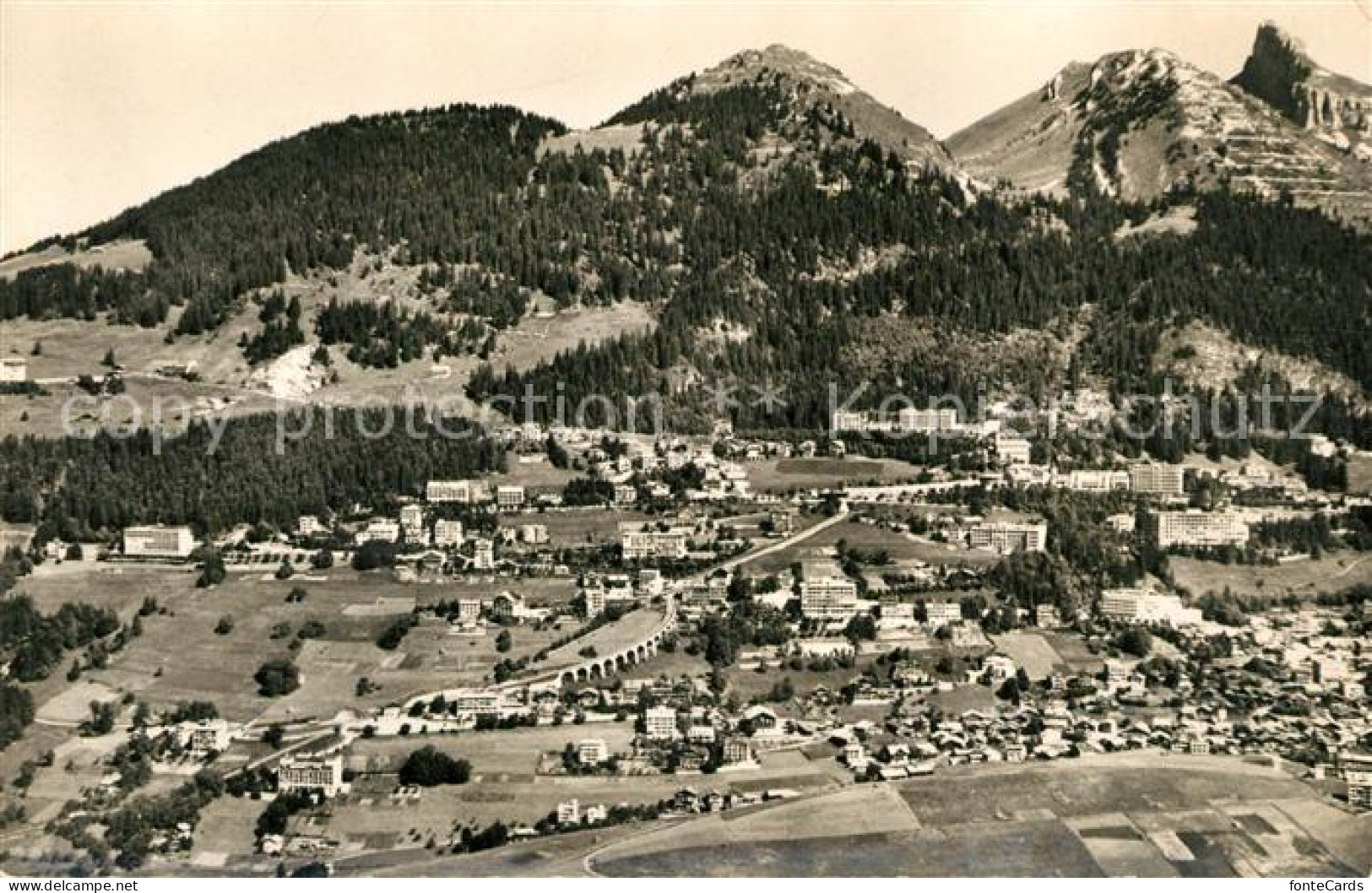 13191817 Leysin Tour D Ai Fliegeraufnahme Leysin - Sonstige & Ohne Zuordnung