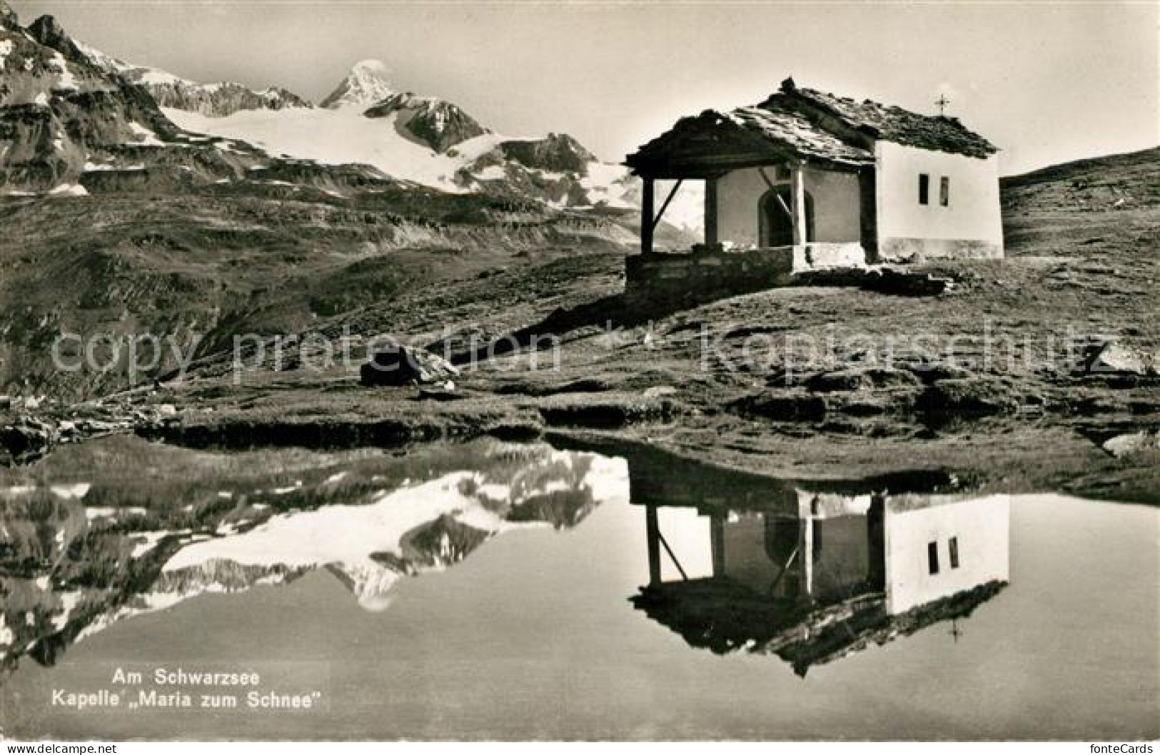 13191807 Zermatt VS Schwarzsee Kapelle Maria Zum Schnee Zermatt VS - Altri & Non Classificati