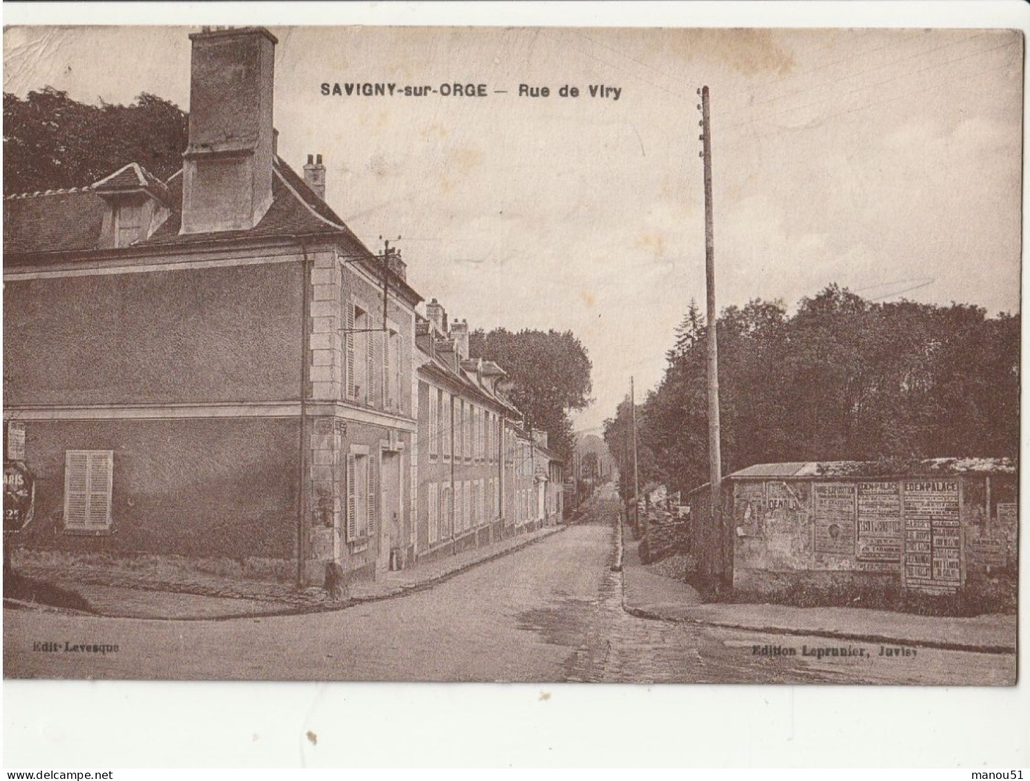 SAVIGNY Sur ORGE  Rue De Viry - Savigny Sur Orge