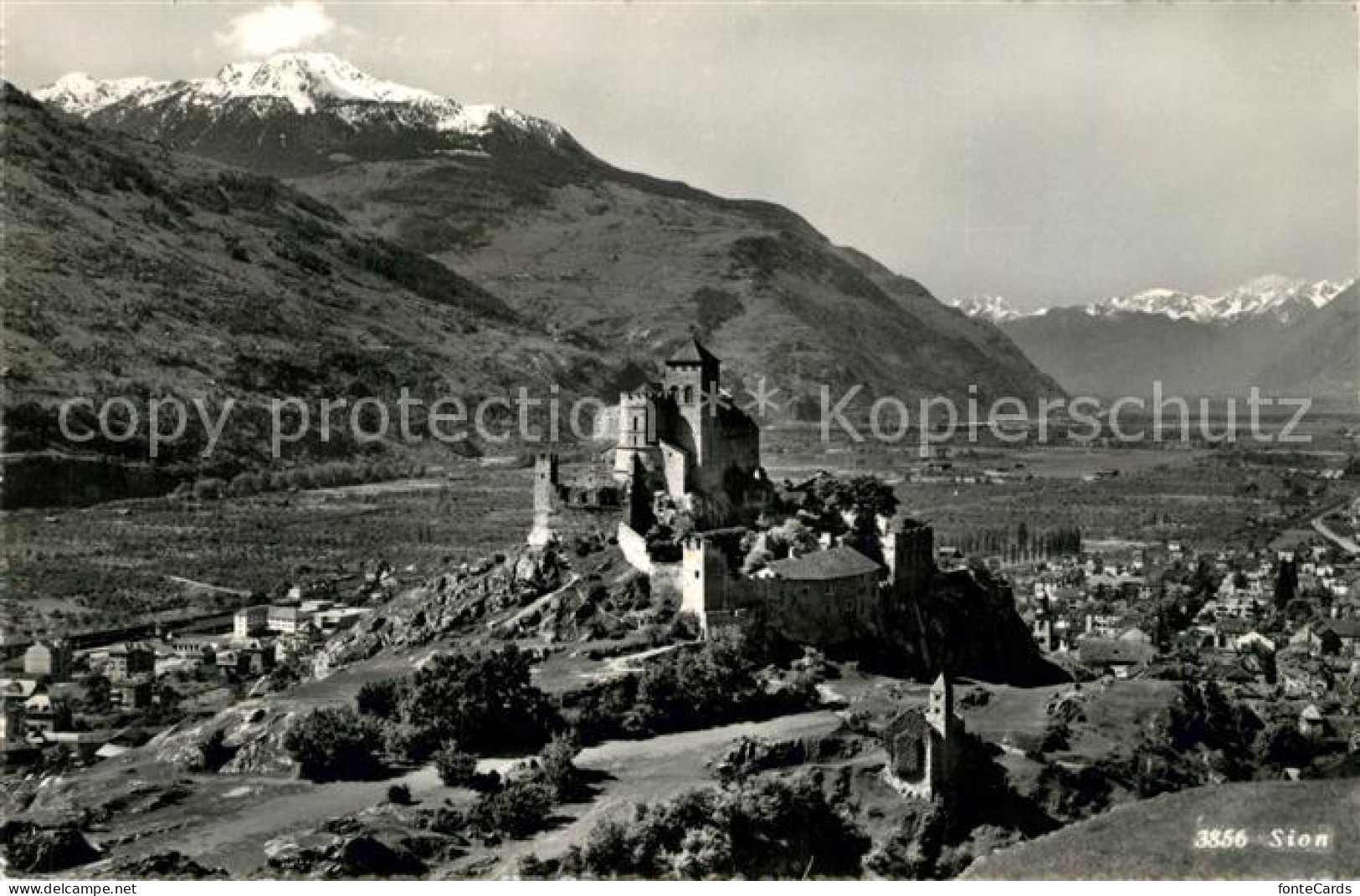 13191479 Sion VS Burg Panorama Sion VS - Sonstige & Ohne Zuordnung