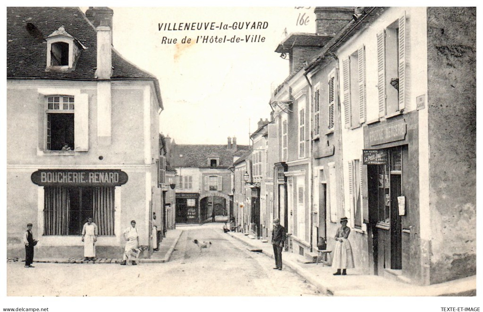 89 VILLENEUVE LA GUYARD - Rue De L'hotel De Ville. - Villeneuve-la-Guyard