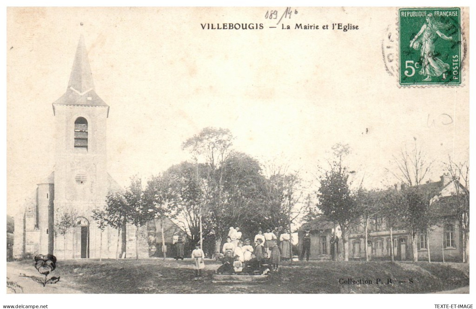 89 VILLEBOUGIS - La Mairie Et L'eglise. - Villebougis