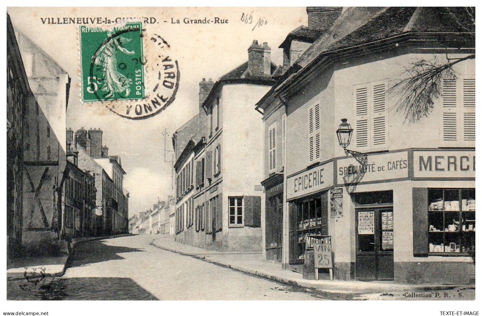 89 VILLENEUVE LA GUYARD - Epicerie Dans La Grande Rue. - Villeneuve-la-Guyard