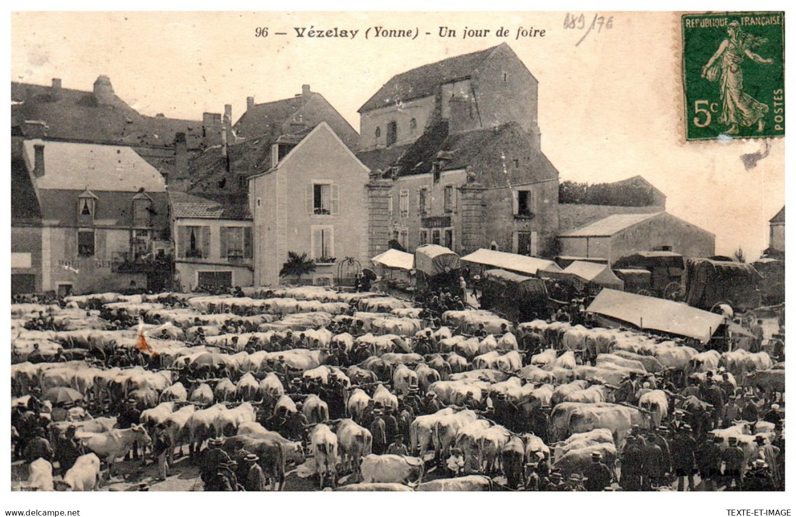 89 VEZELAY - Un Jour De Foire. - Vezelay