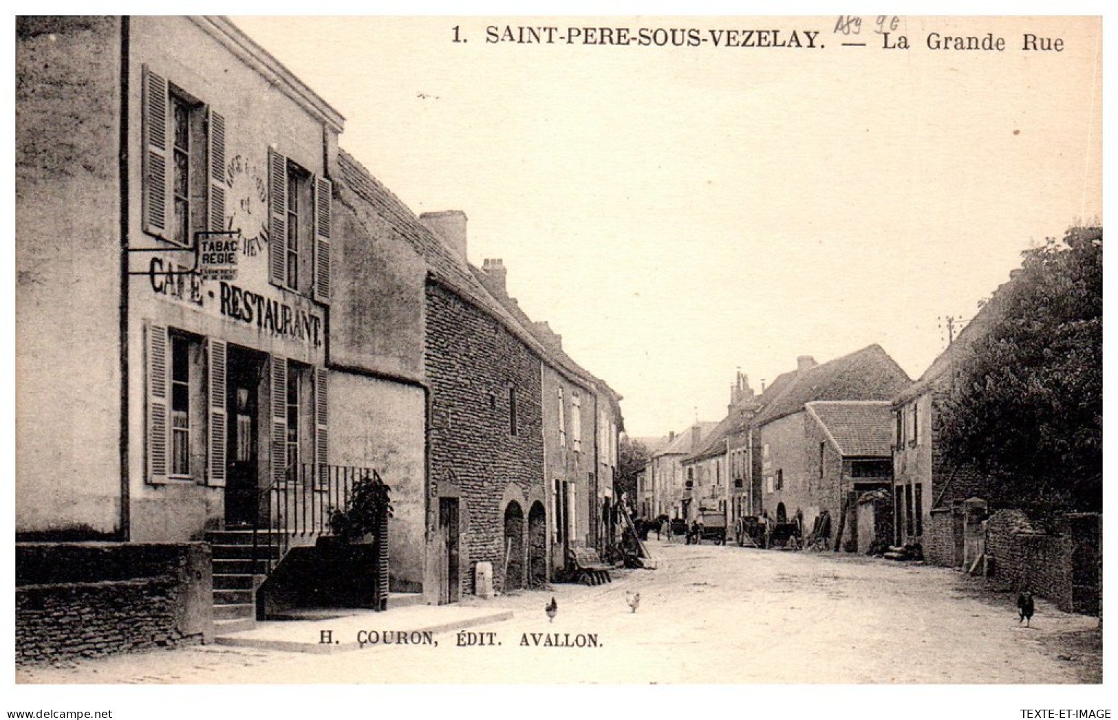 89 SAINT PeRE SOUS VEZELAY - La Grande Rue. - Sonstige & Ohne Zuordnung