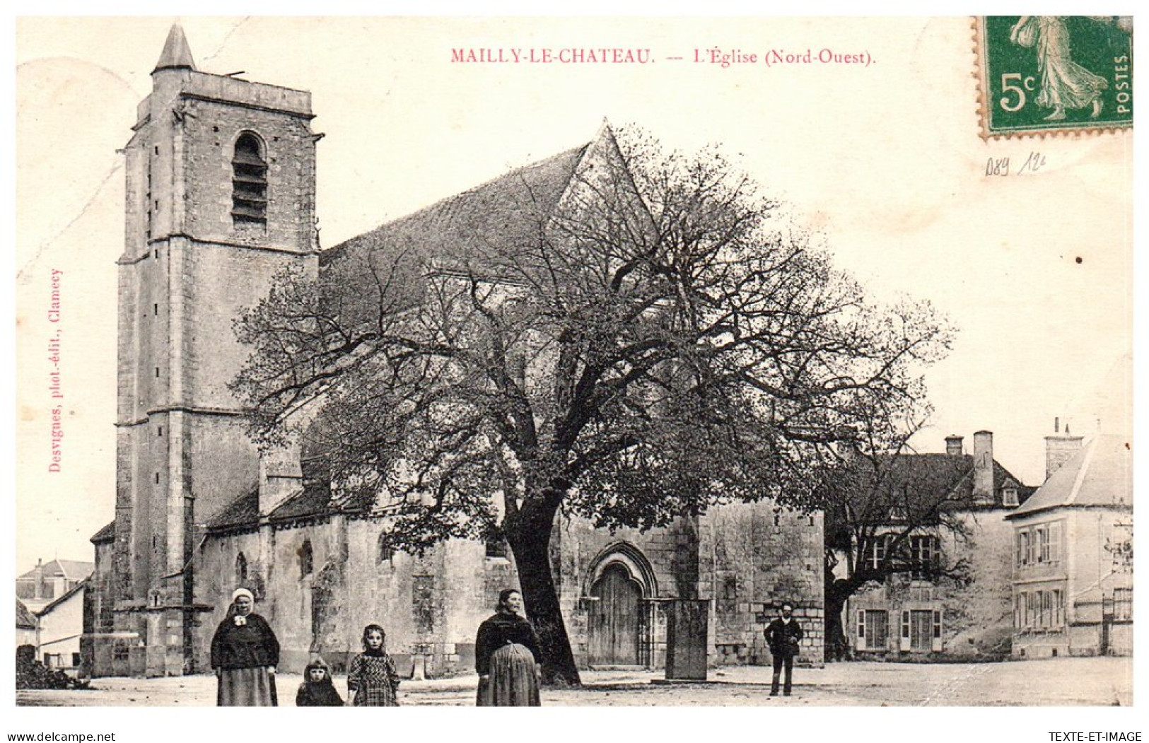 89 MAILLY LE CHATEAU- L'eglise Nord Ouest  - Sonstige & Ohne Zuordnung