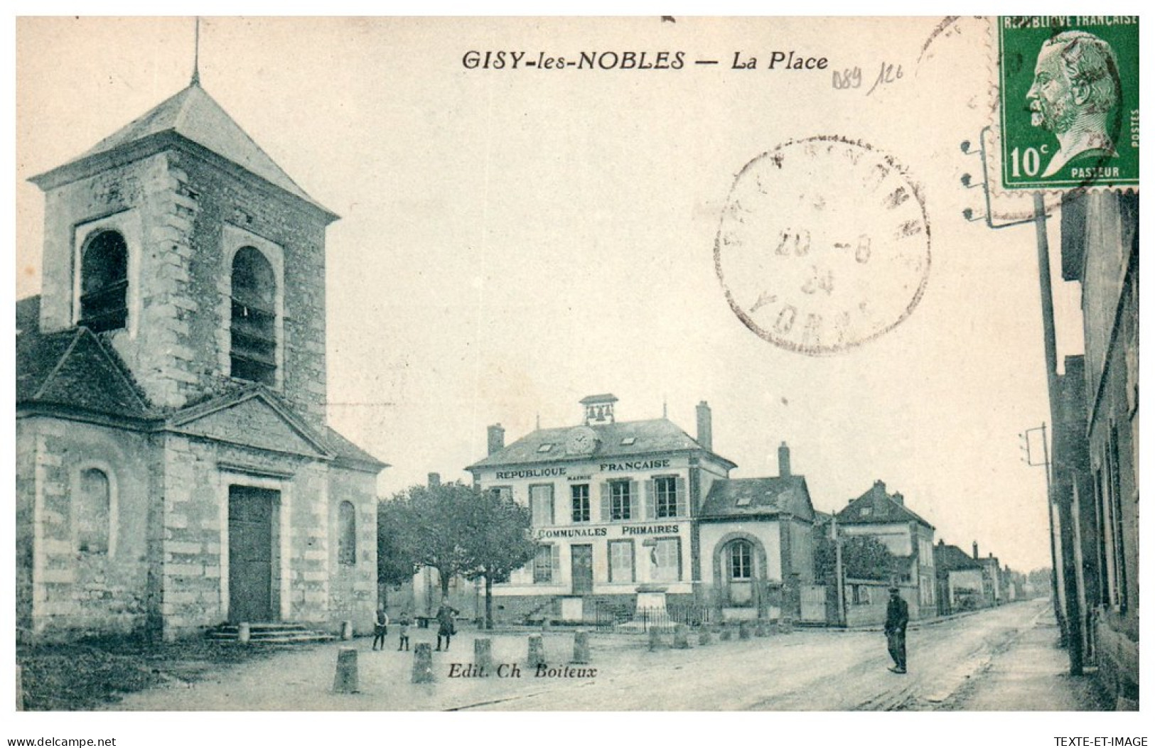 89 GISY LES NOBLES - La Place, Vue D'ensemble. - Other & Unclassified