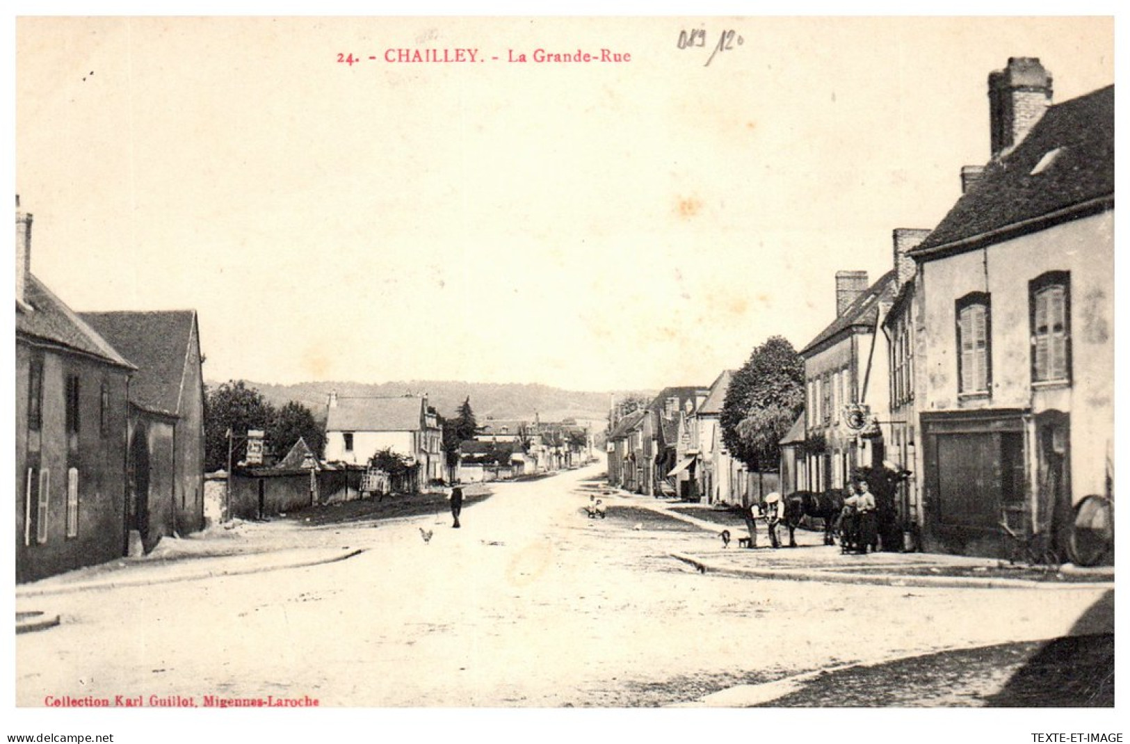 89 CHAILLEY - La Grande Rue, Vue Generale. - Other & Unclassified