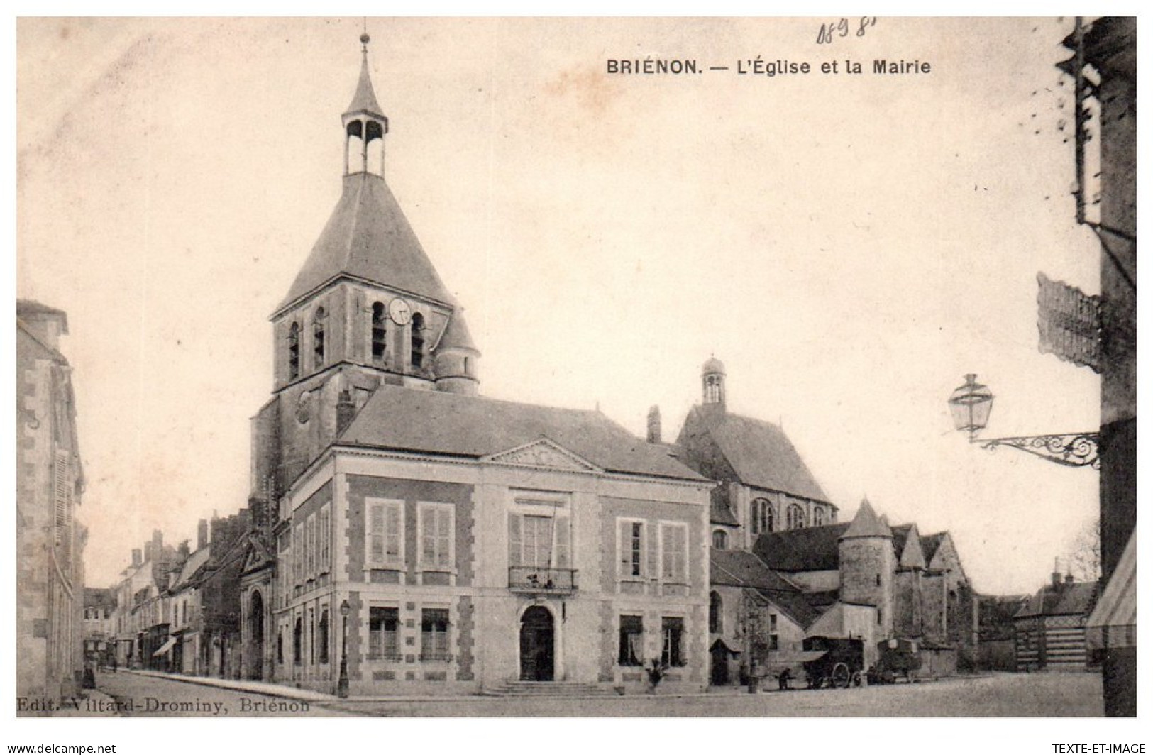 89 BRIENON - L'eglise Et La Mairie. - Brienon Sur Armancon