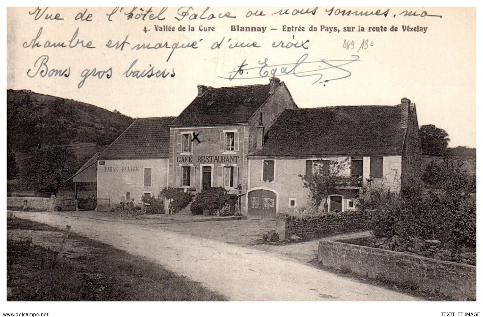 89 BLANNAY - Entree Du Pays Route De Vezelay  - Autres & Non Classés