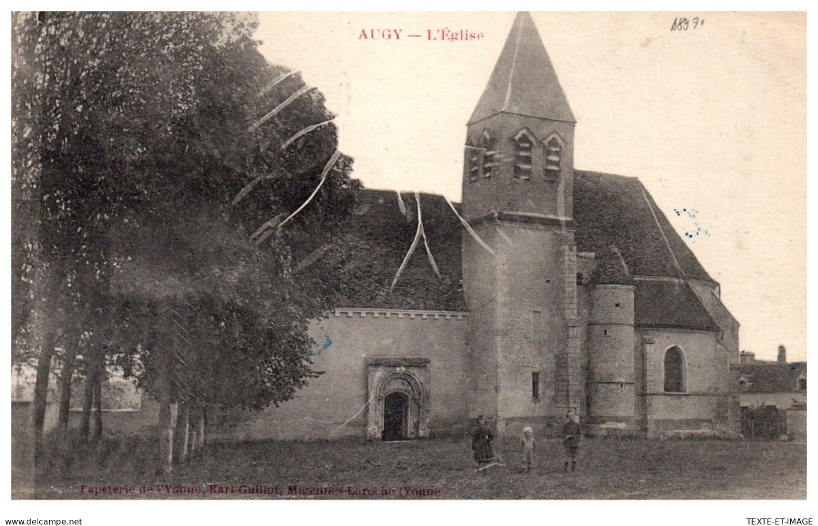 89 AUGY - L'eglise. - Other & Unclassified