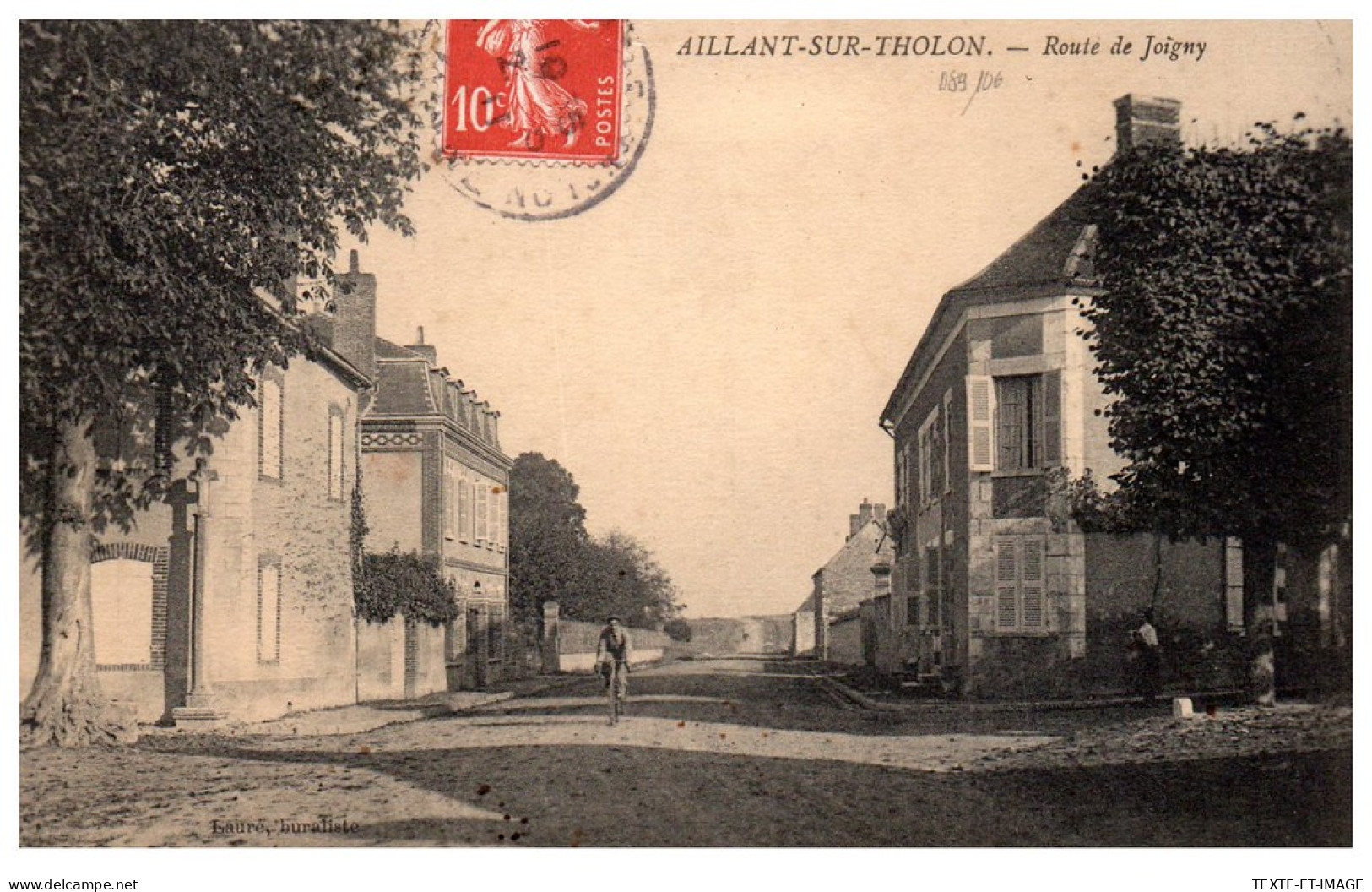 89 AILLANT SUR THOLON - La Route De Joigny. - Aillant Sur Tholon