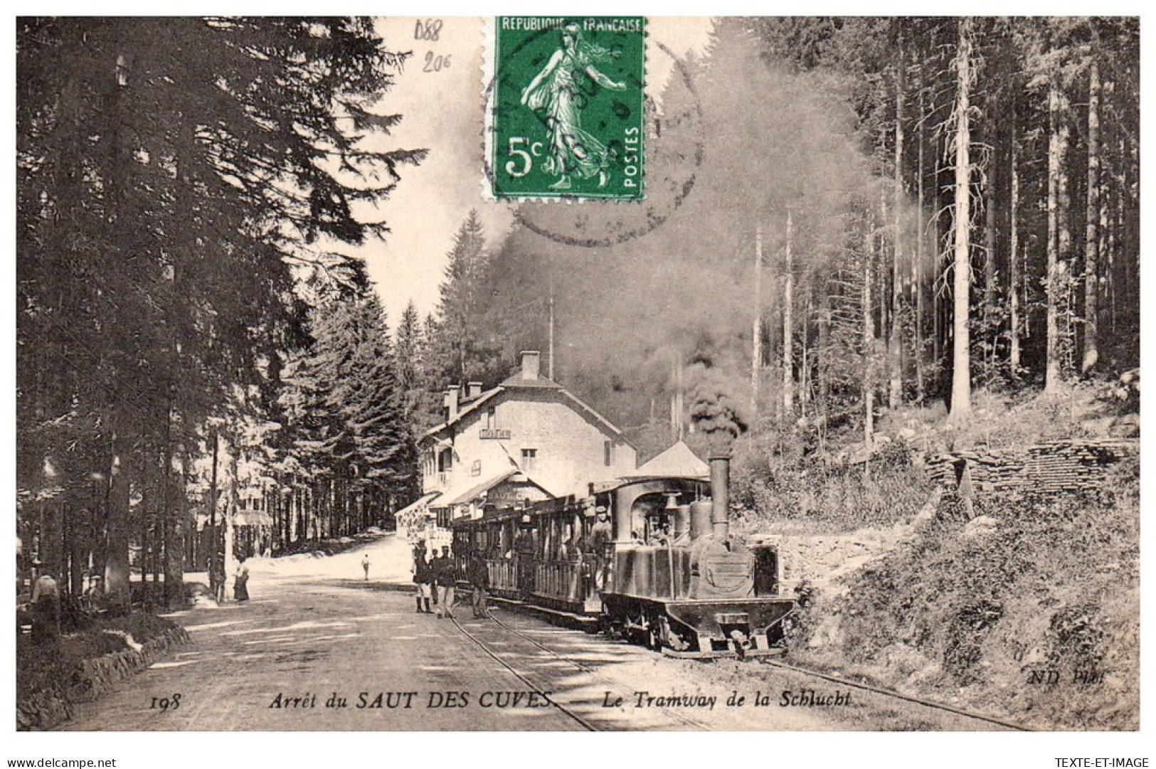 88 SAUT DES CUVES - Le Tramway De La Schlucht  - Sonstige & Ohne Zuordnung