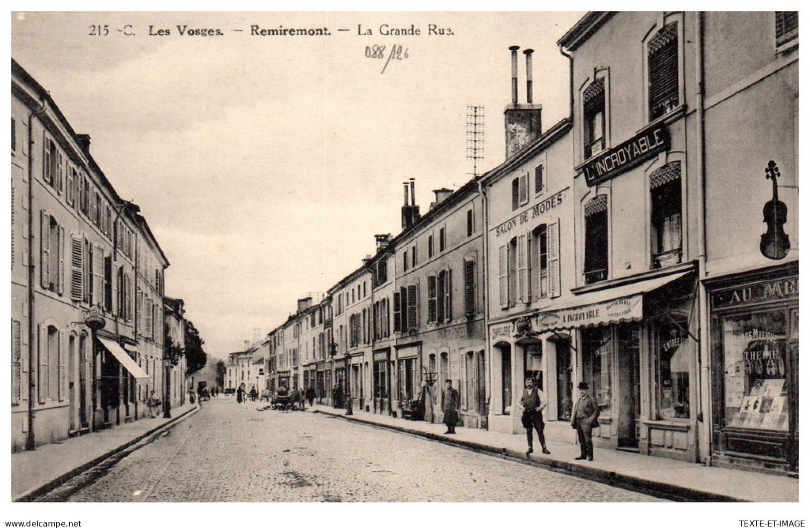 88 REMIREMONT - Perspective De La Grande Rue - Remiremont