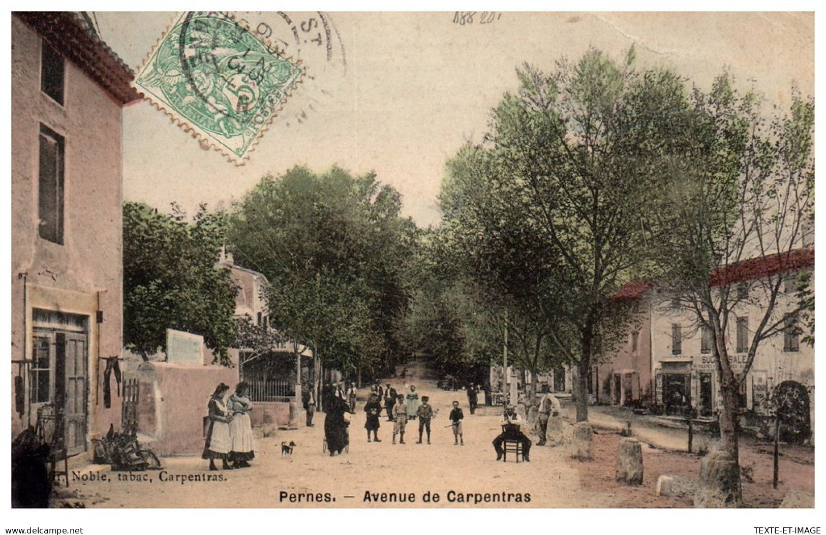 88 PERNES - Avenue De Carpentras. - Autres & Non Classés