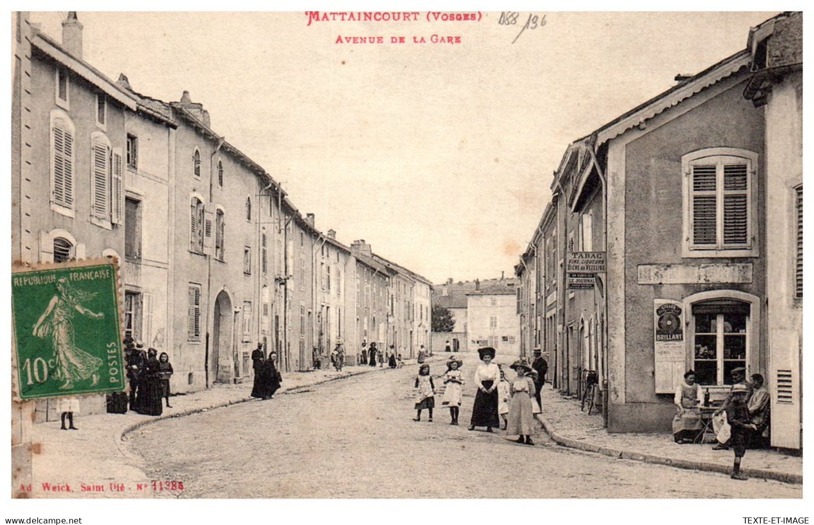 88 MATTAINCOURT - L'avenue De La Gare  - Sonstige & Ohne Zuordnung