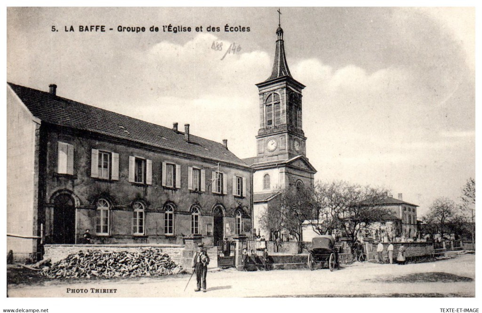 88 LA BAFFE - Groupe De L'eglise Et Des Ecoles. - Other & Unclassified