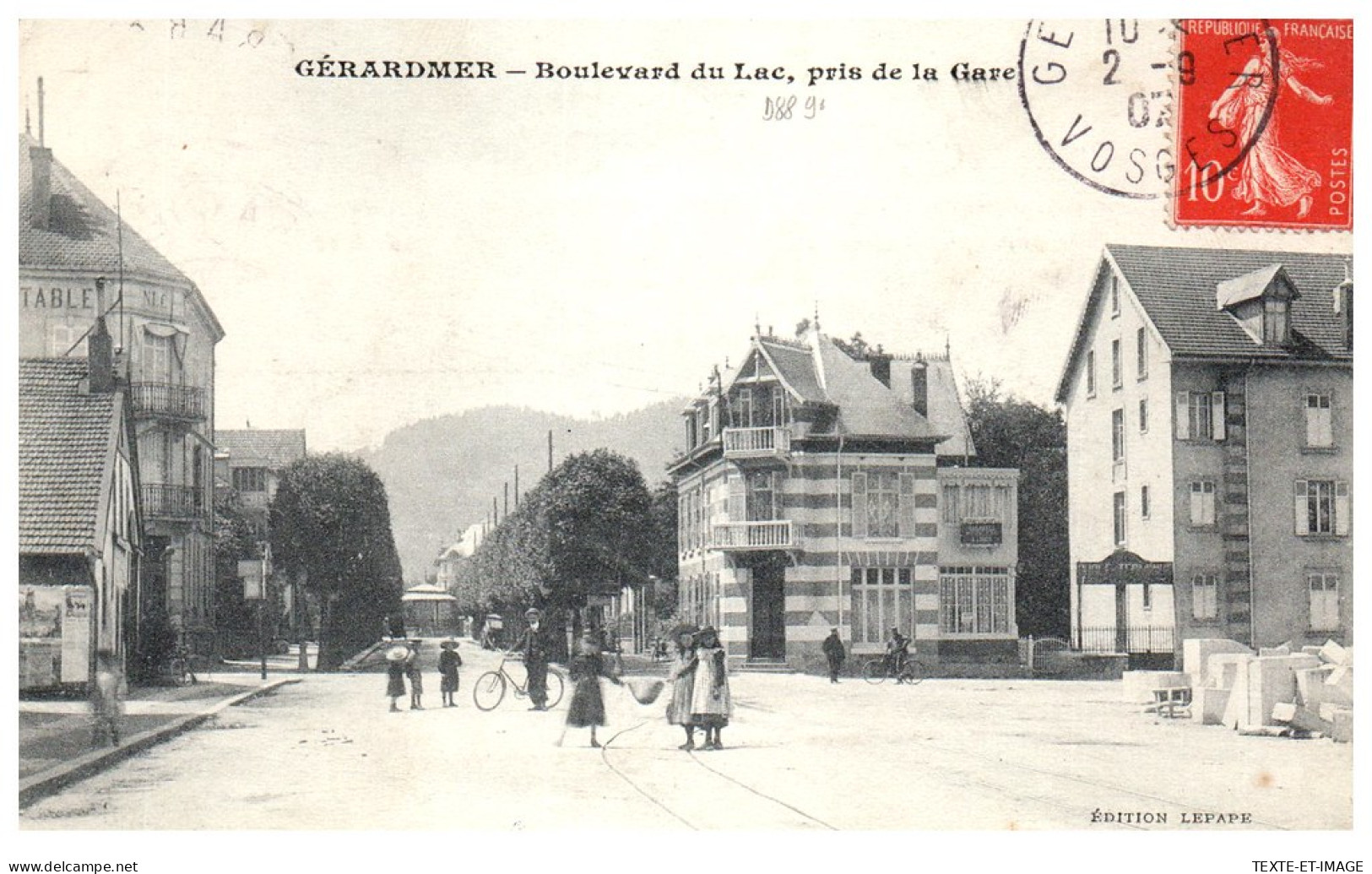 88 GERARDMER - Bld Du Lac Pris De La Gare  - Gerardmer