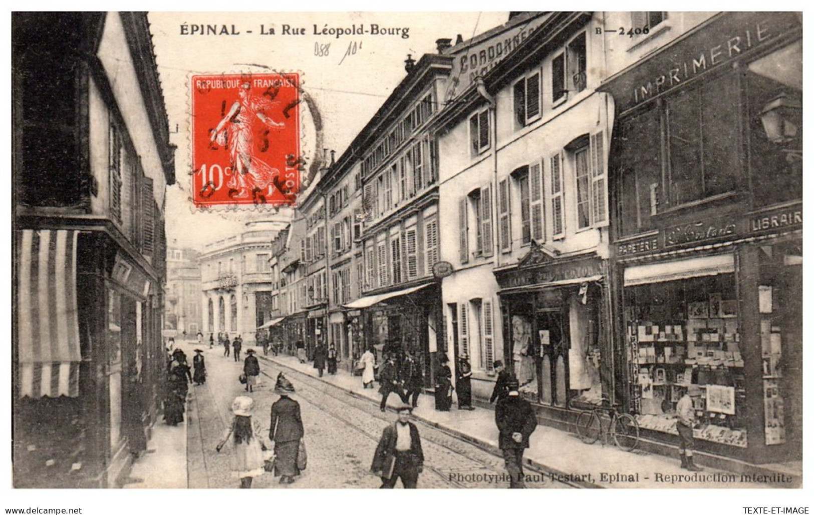 88 EPINAL - La Rue Leopold Bourg  - Epinal