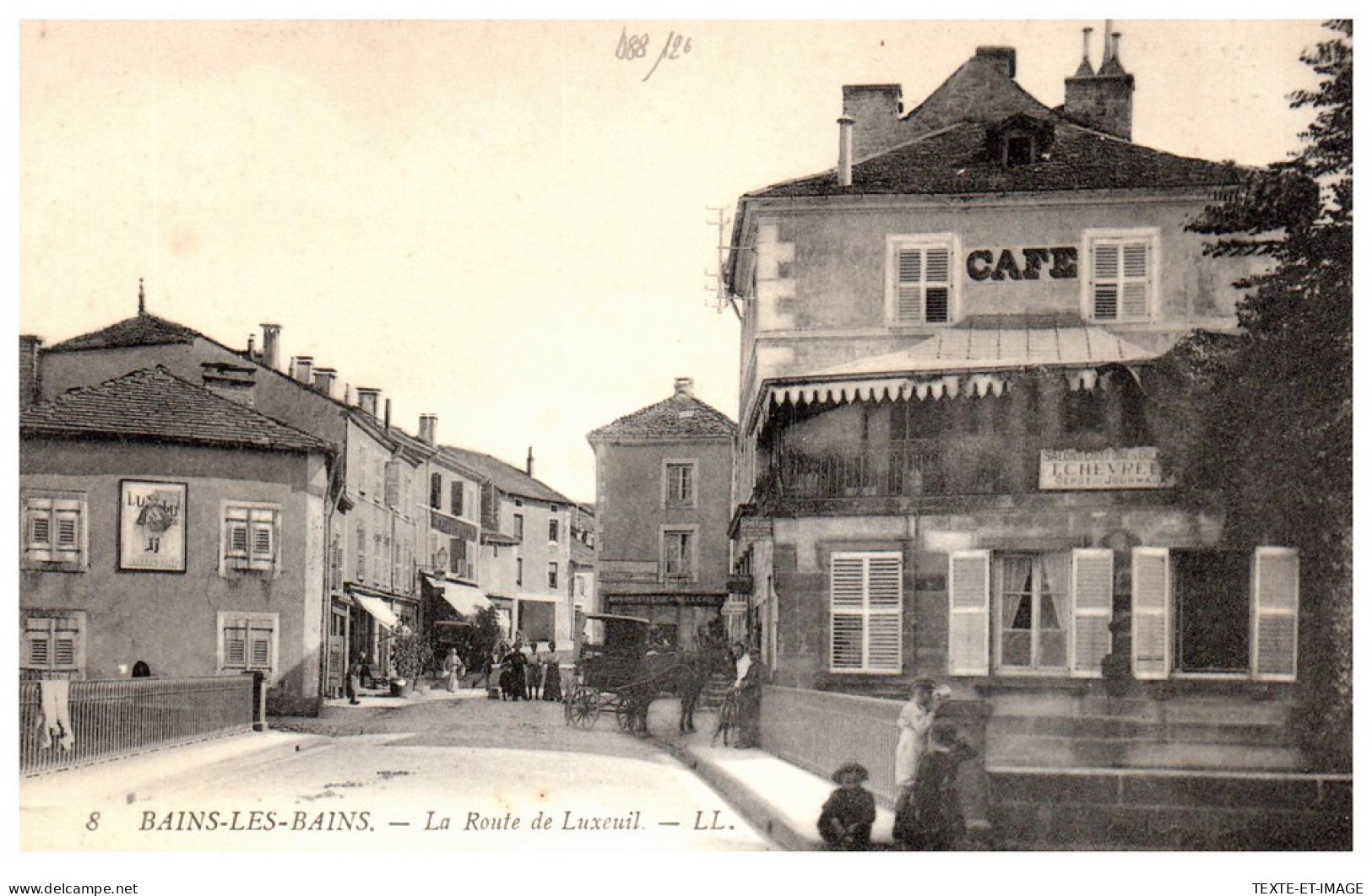 88 BAINS LES BAINS - La Route De Luxeuil  - Other & Unclassified