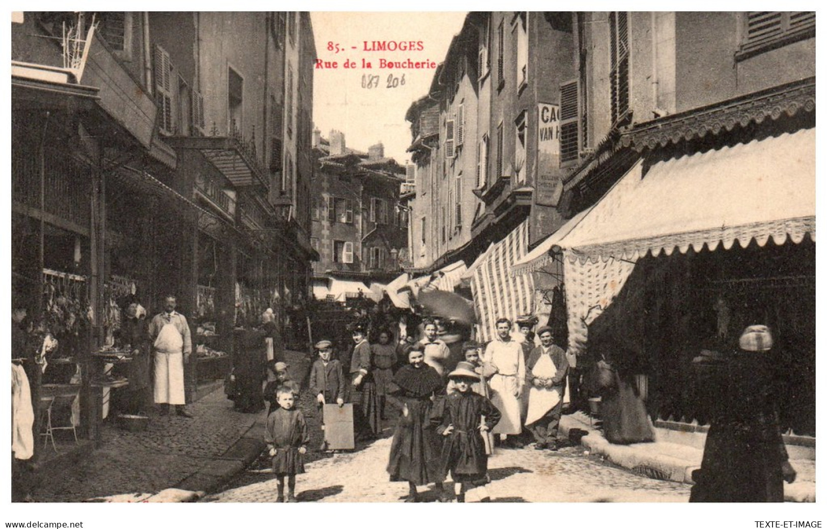 87 LIMOGES - Rue De La Boucherie, Vue Partielle  - Limoges