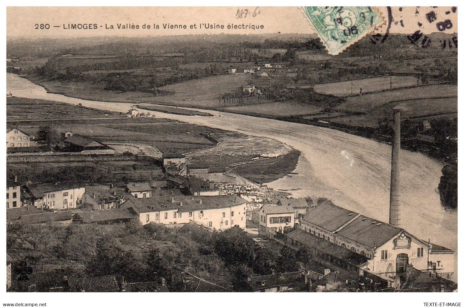 87 LIMOGES - La Vallee De La Vienne Et Usine Electrique  - Limoges