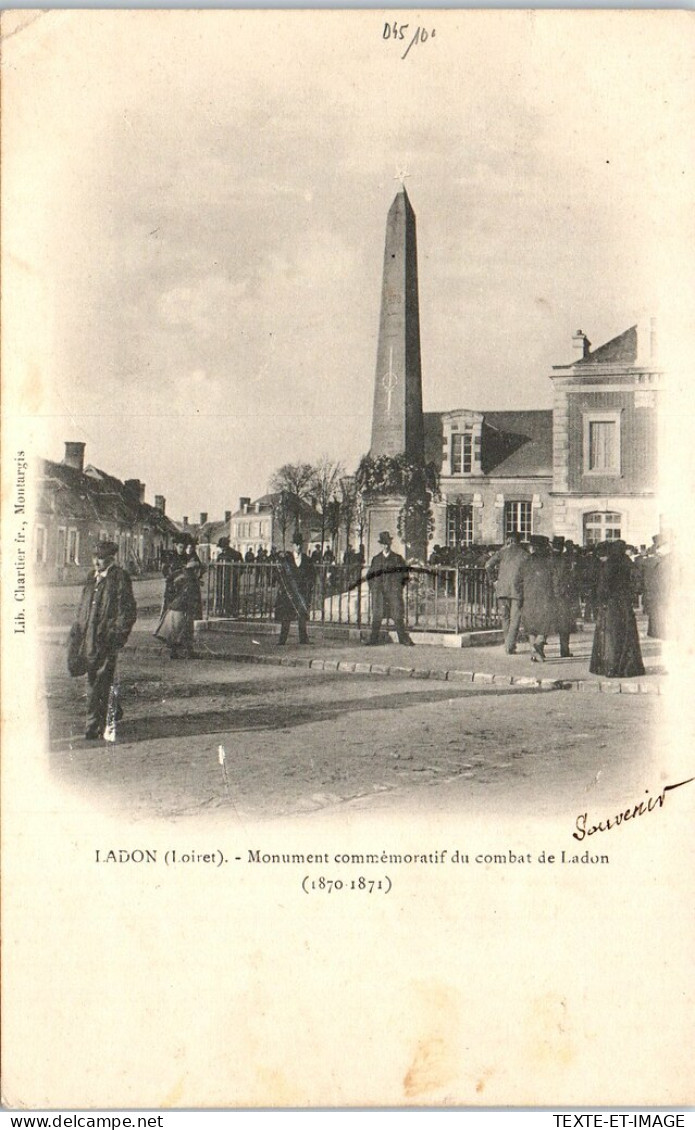45 LADON - Monument Commemoratif Du Combat De Ladon. - Sonstige & Ohne Zuordnung