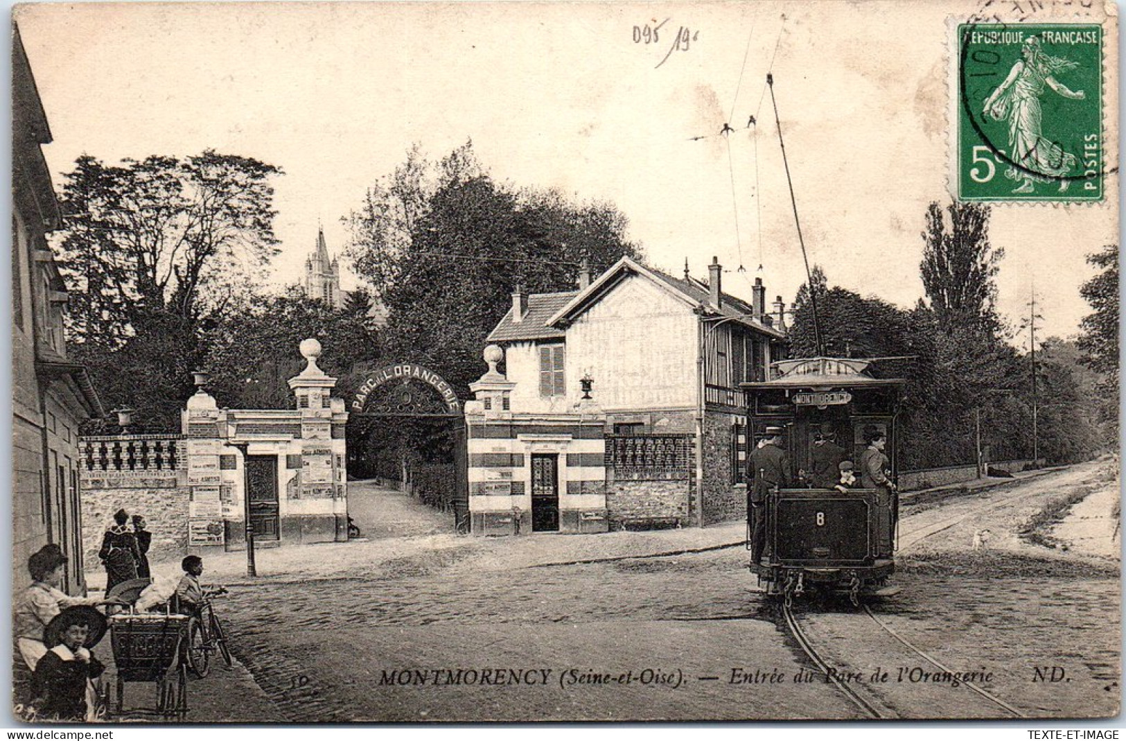 95 MONTMORENCY - Entree Du Parc De L'orangerie (tramway) - Montmorency