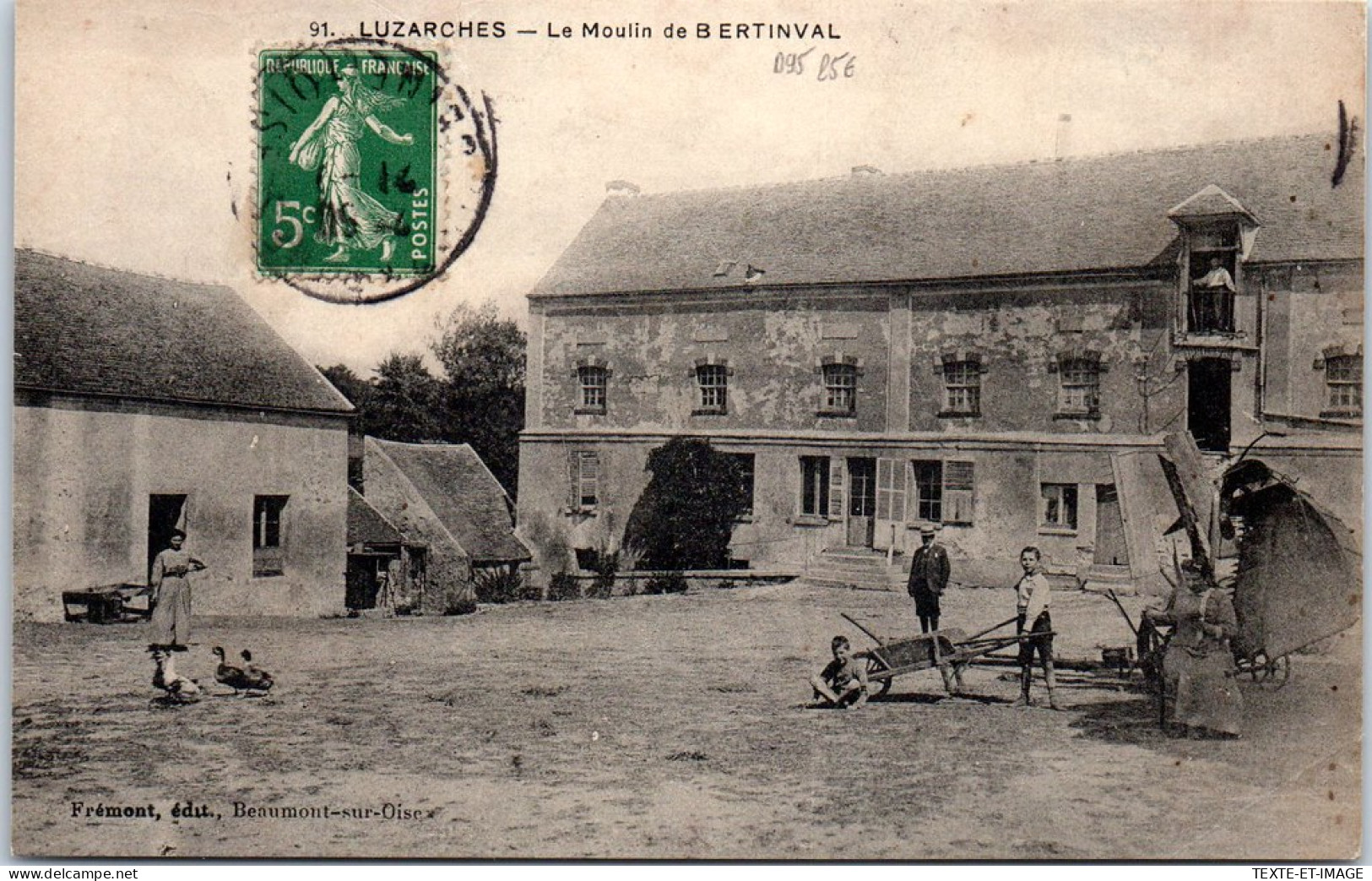 95 LUZARCHES - Le Moulin De Bertinval  - Luzarches
