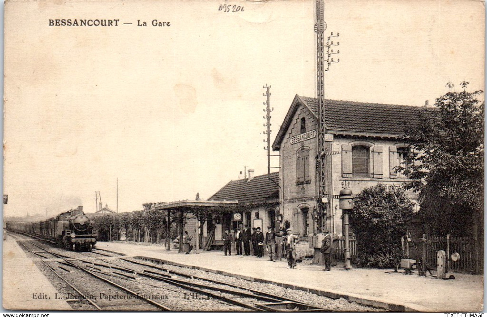 95 BESSANCOURT - La Gare, Arrivee D'un Train  - Sonstige & Ohne Zuordnung