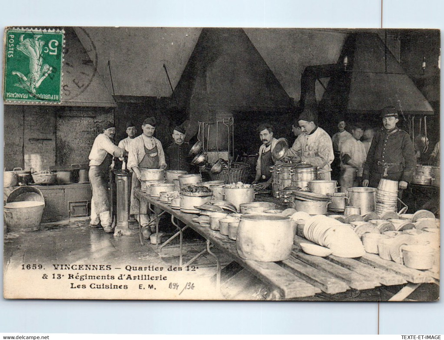 94 VINCENNES - Regiment D'artillerie, Les Cuisines. - Vincennes