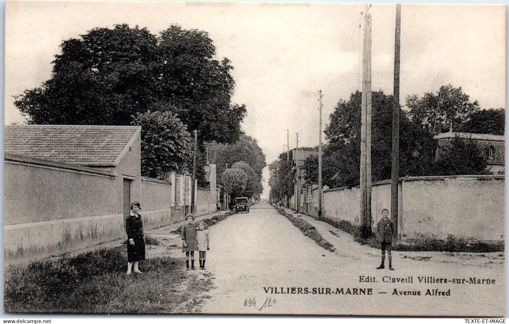 94 VILLIERS SUR MARNE - Avenue Alfred. - Villiers Sur Marne