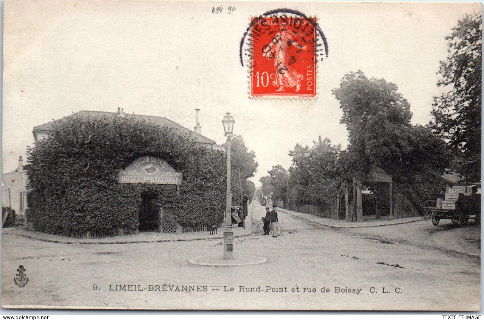 94 LIMEIL BREVANNES - Le Rond Pont Et Rue De Boissy. - Limeil Brevannes