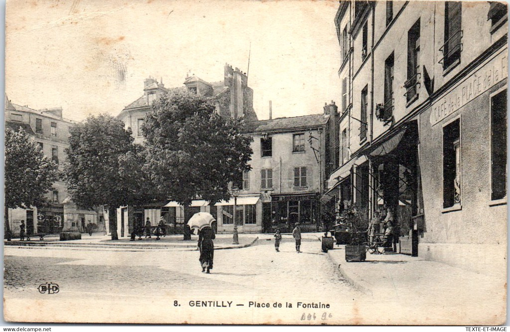 94 GENTILLY - Une Vue De La Place De La Fontaine. - Gentilly