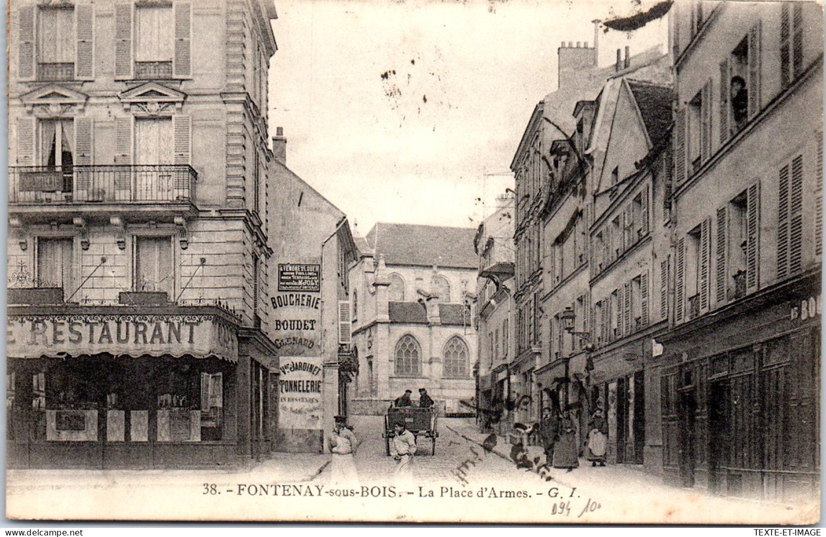 94 FONTENAY SOUS BOIS - La Place D'armes. - Fontenay Sous Bois