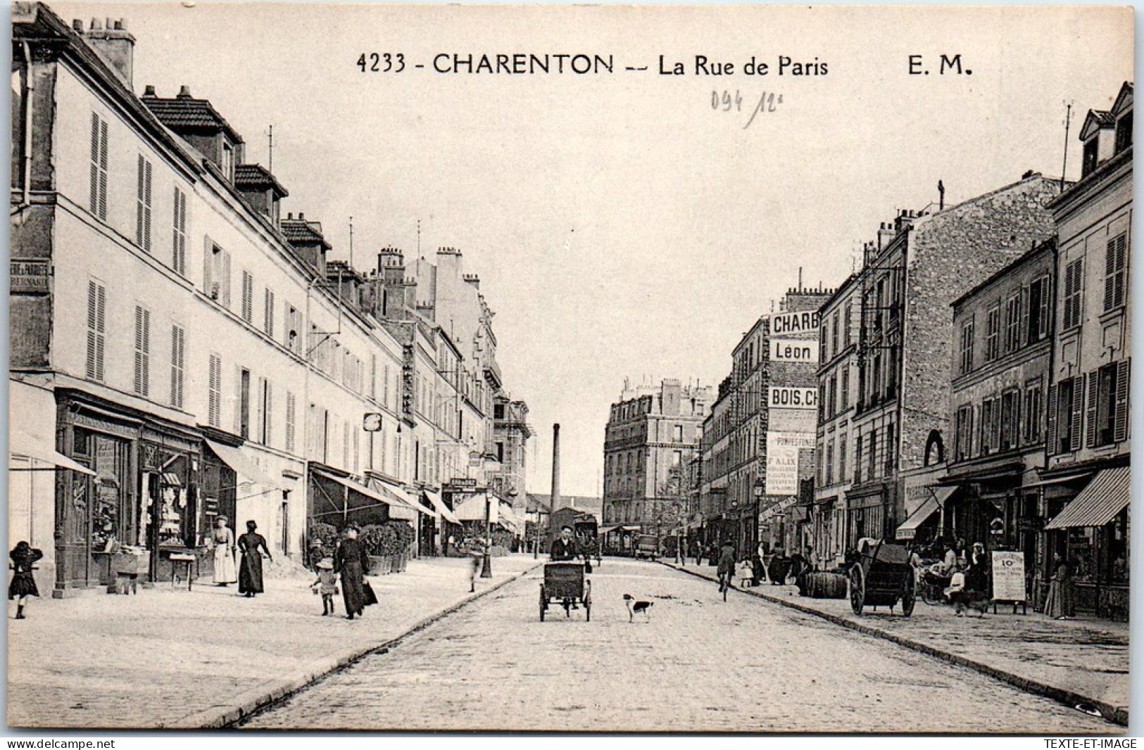 94 CHARENTON - La Rue De Paris  - Charenton Le Pont