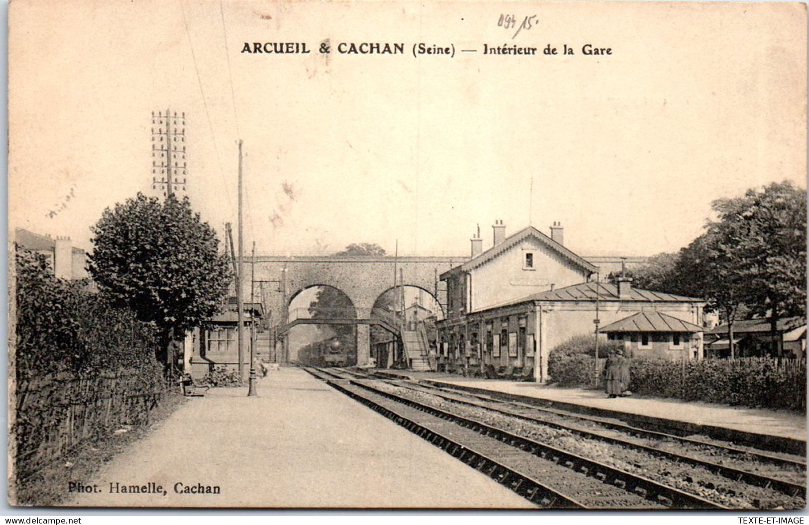 94 ARCUEIL CACHAN - Vue De L'interieur De La Gare  - Arcueil