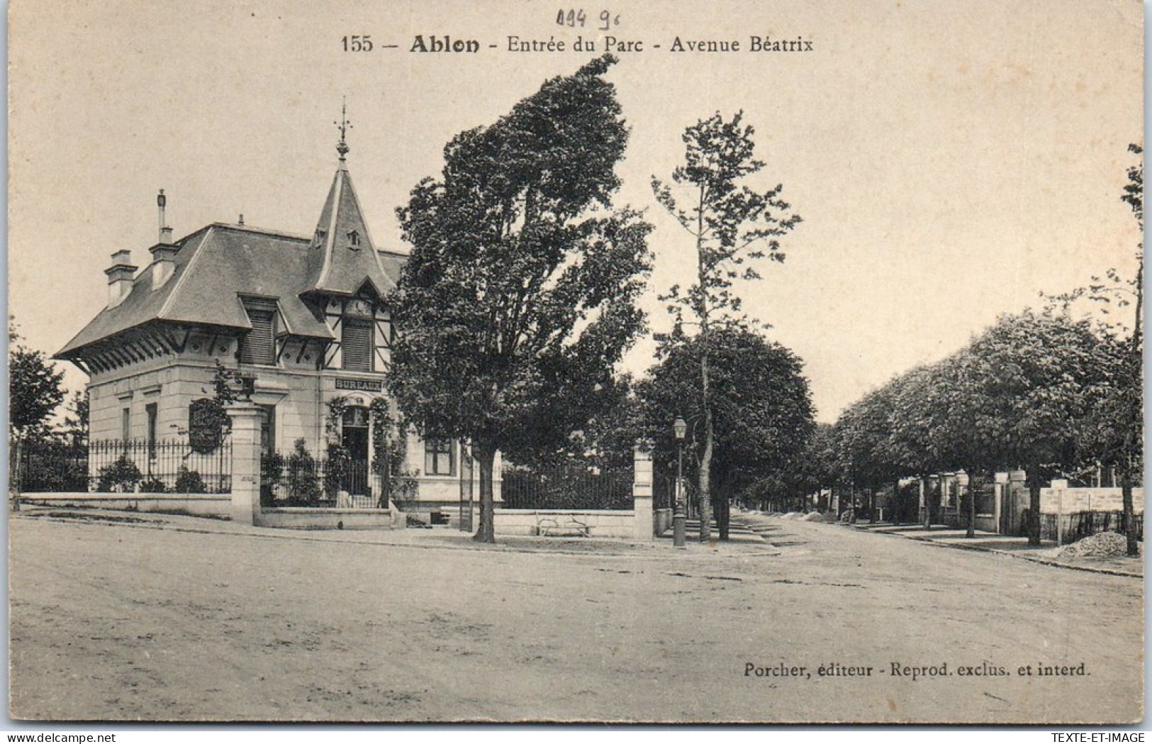 94 ABLON - Entree Du Parc, Avenue Beatrix. - Ablon Sur Seine