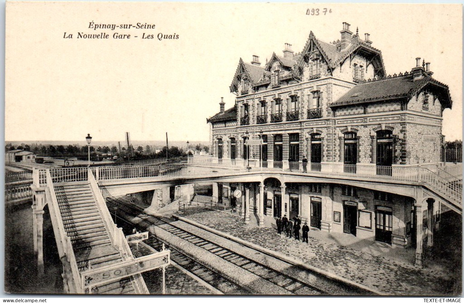 93 EPINAY SUR SEINE - La Nouvelle Gare, Les Quais. - Altri & Non Classificati