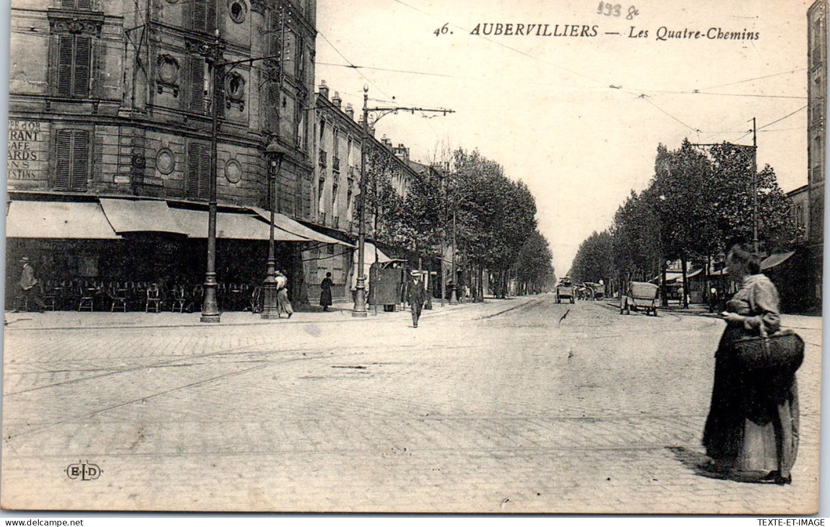 93 AUBERVILLIERS - Les Quatre Chemins. - Aubervilliers
