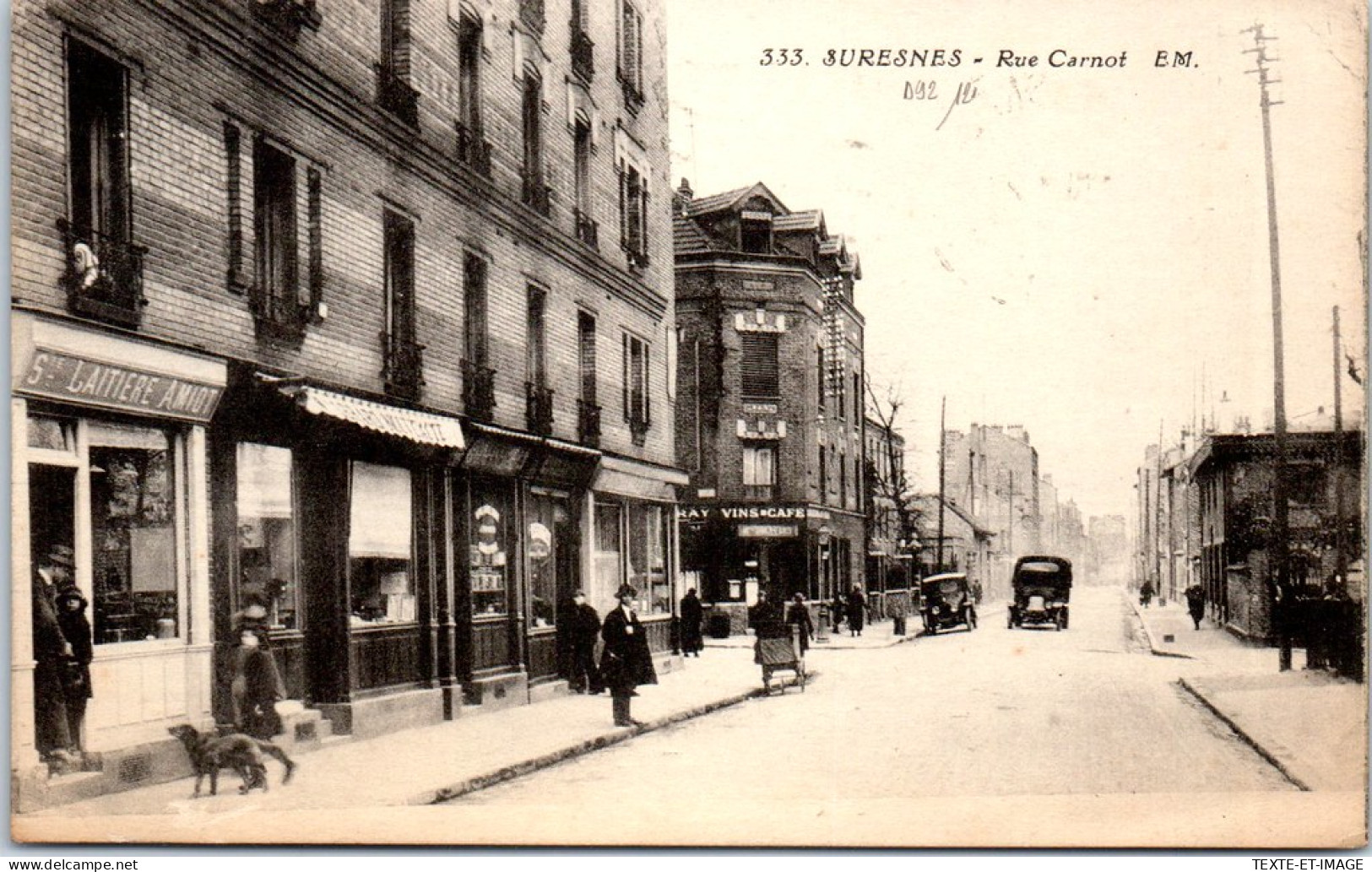 92 SURESNES - Vue De La Rue Carnot. - Suresnes