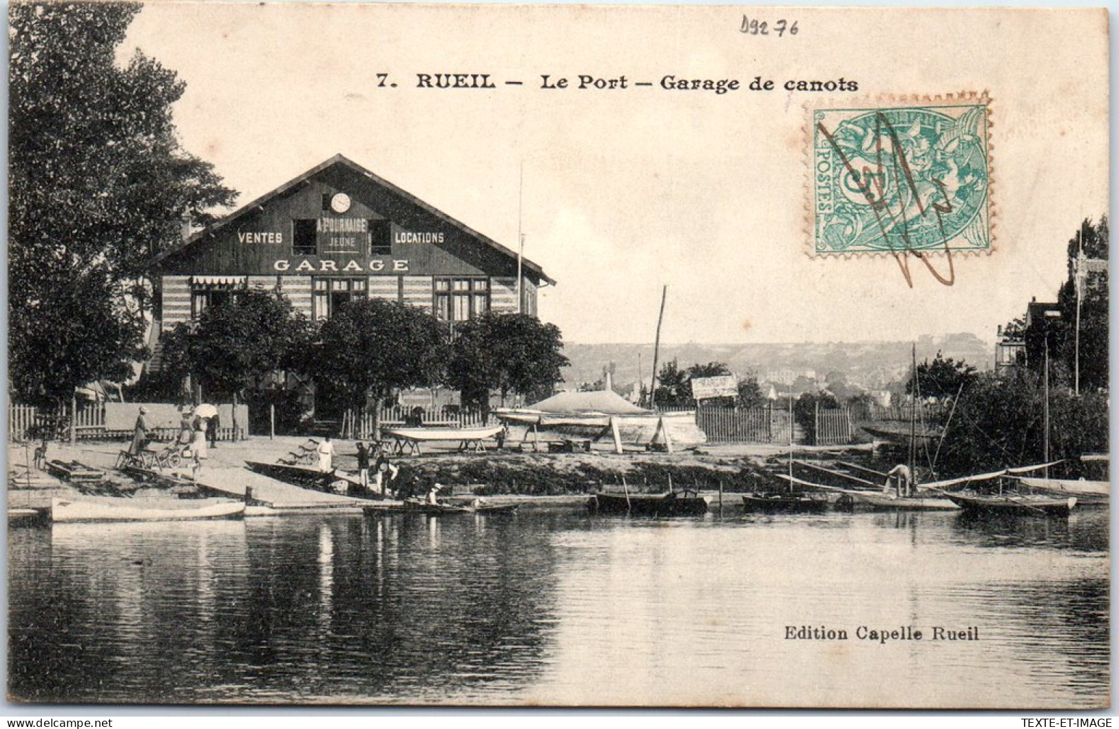 92 RUEIL - Le Port, Le Garage De Canots. - Rueil Malmaison