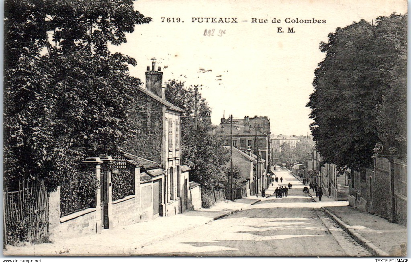 92 PUTEAUX - La Rue De Colombes, Perspective. - Puteaux