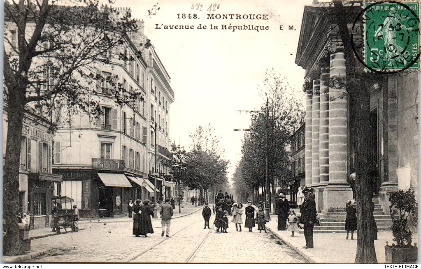 92 MONTROUGE - L'avenue De La Republique. - Montrouge