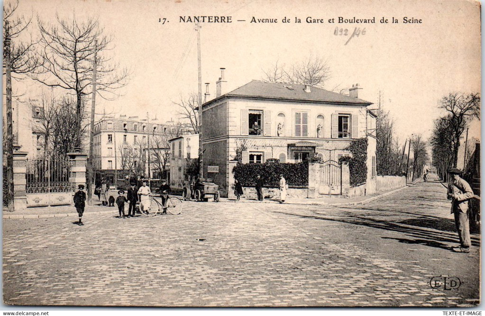 92 NANTERRE - Avenue De La Gare Et Boulevard De La Seine. - Nanterre