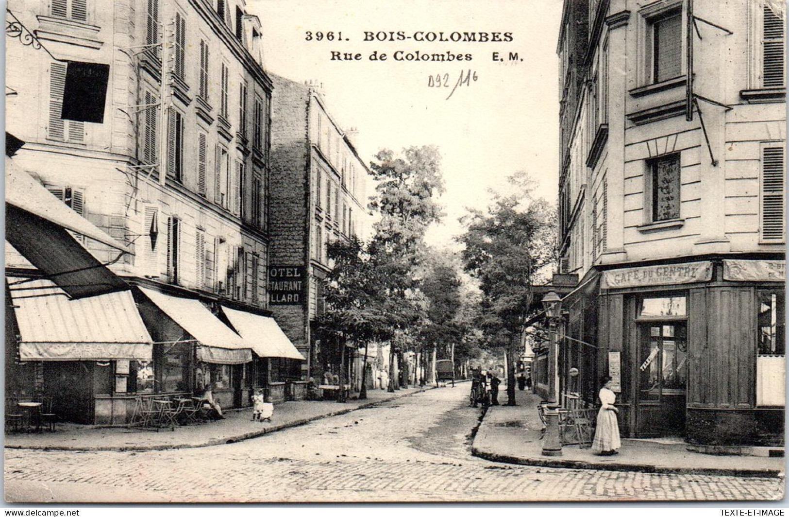 92 BOIS COLOMBES - La Rue De Colombes - Altri & Non Classificati