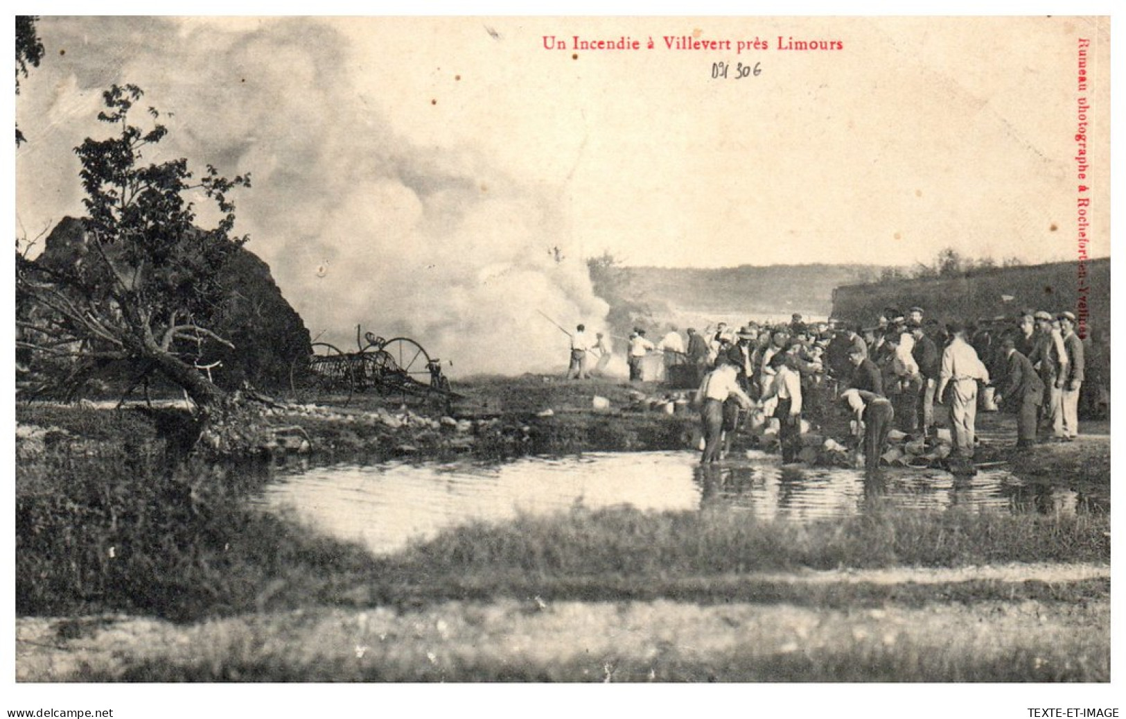 91 VILLEVERT - Un Incendie Sur La Commune  - Sonstige & Ohne Zuordnung