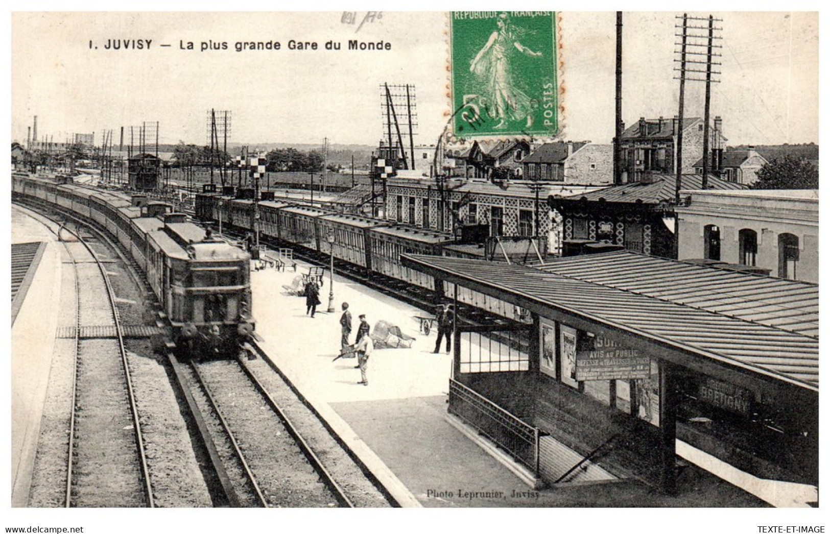 91 JUVIZY - La Plus Grande Gare Du Monde, Vue Partielle - Juvisy-sur-Orge