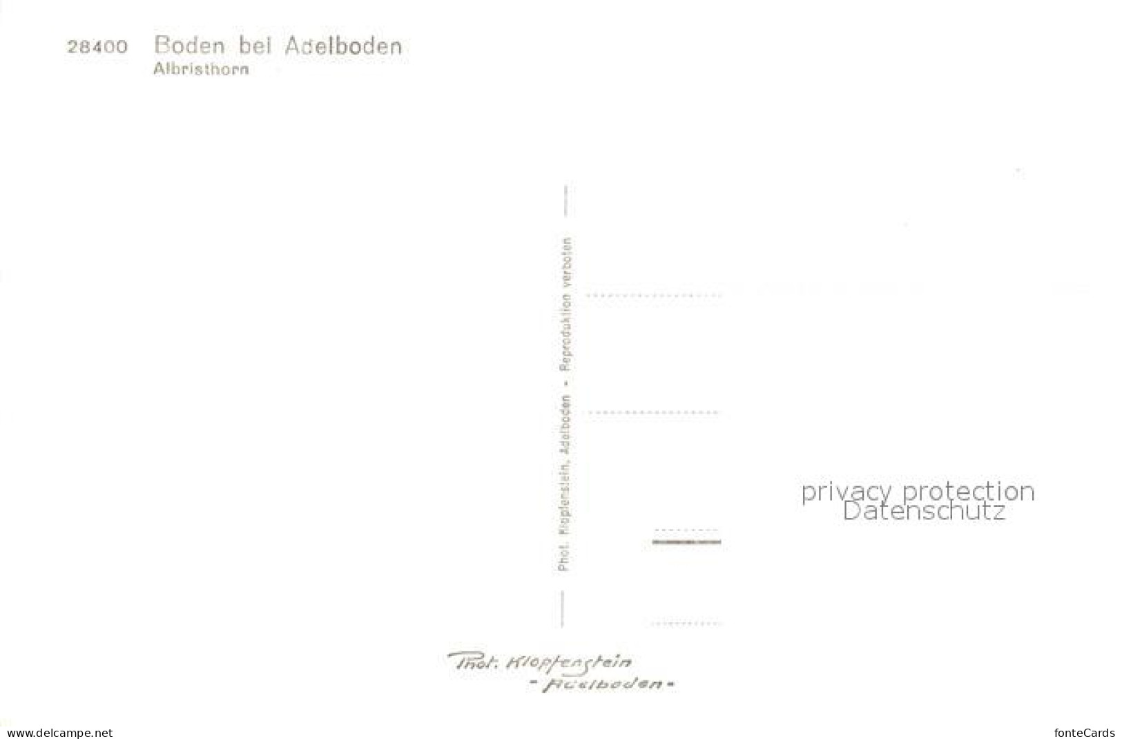 13190669 Boden Adelboden Mit Albristhorn Boden Adelboden - Sonstige & Ohne Zuordnung